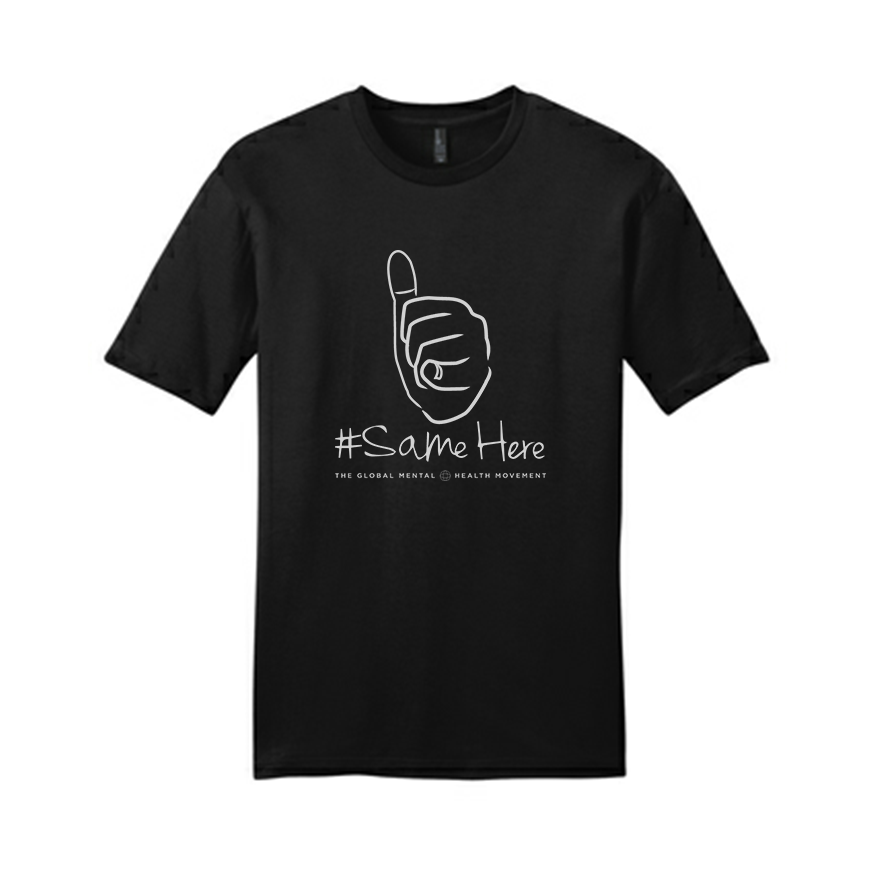 #SameHere Hand Logo Tee - Black