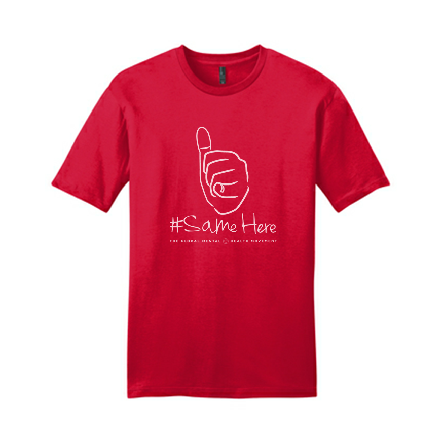 #SameHere Hand Logo Tee - Red