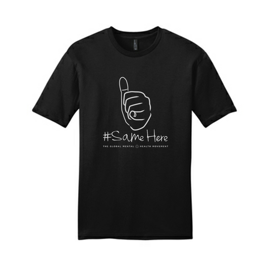 #SameHere Hand Logo Tee - Black